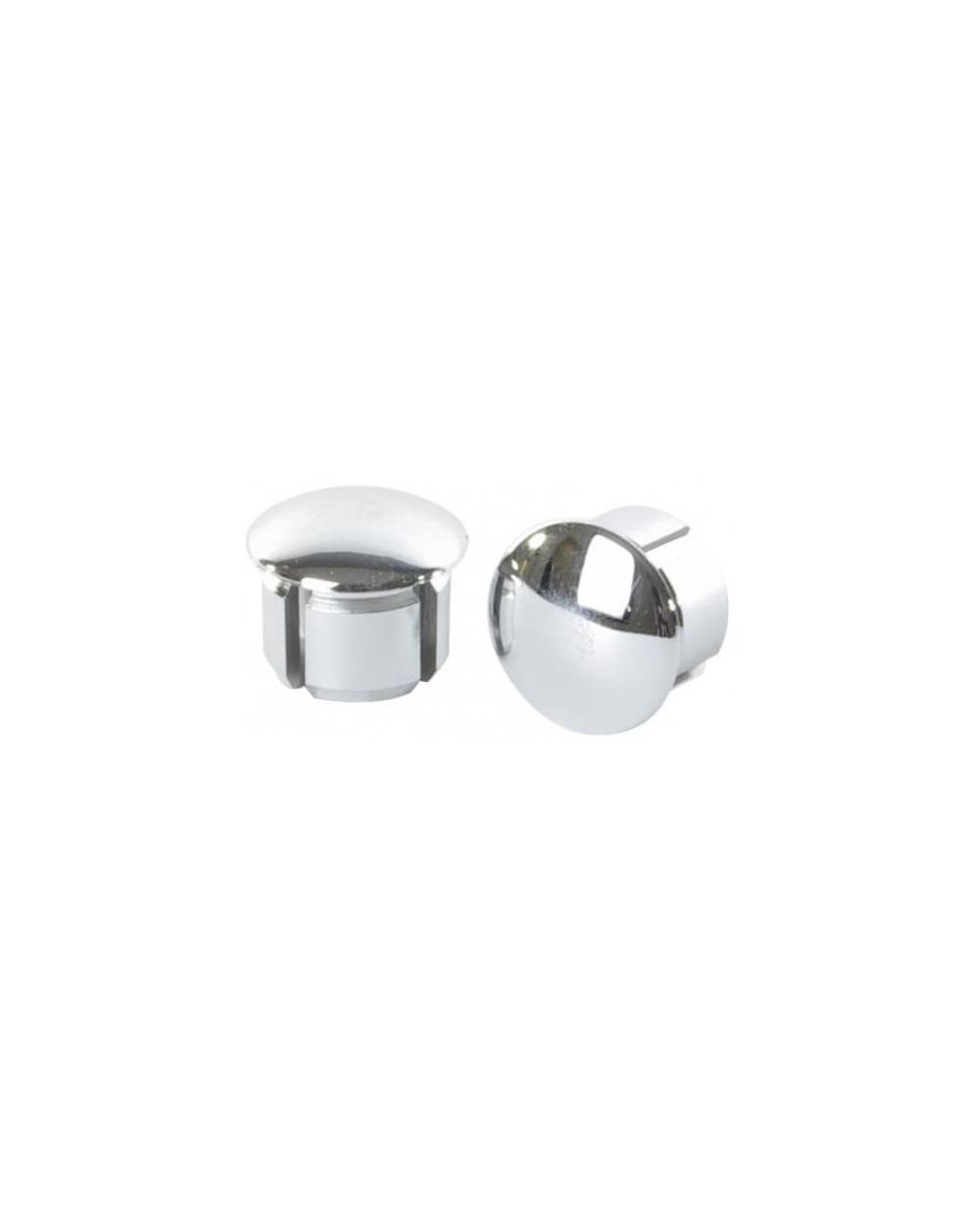 Embouts de cintre chromés Velox