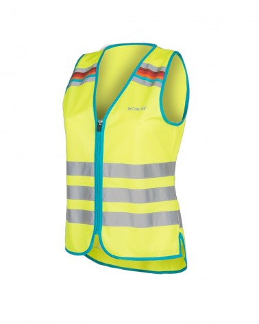 Gilet Wowow Lucy jaune fluo réflechissant