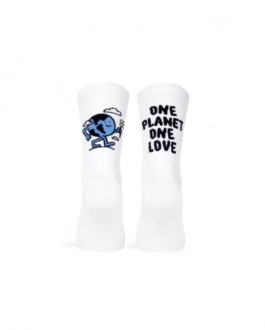 Chaussettes Pacific & Co. One Planet one love 100% recyclées